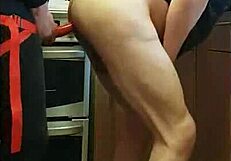 Girl Pegs Boyfriend's Ass to Mouth