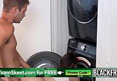 wanna watch her tiny blonde bestie learn free use slut lessons from her dom?