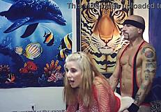 behind the scenes i'm riding dick doggystyle with loud moans and missionary pussy pounding