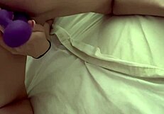 Latina Beauty Rams Huge Dildo Deep into Her Tight Pussy Solo Morning Fuck