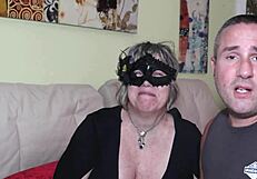 Horny Granny Bent Over for Doggystyle Pussy Pounding in Natural Tits Casting Interview