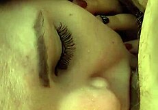 Girl gags deep on daddy's throbbing cock!