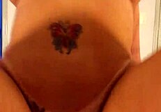 Hey, Angel Lima's riding that dick and moaning like crazy with her big tits bouncing