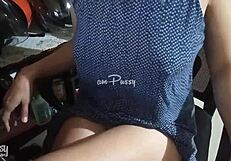 asian amateur spreads legs to finger her smooth shaved pussy