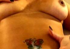 Hey, Angel Lima's riding that dick and moaning like crazy with her big tits bouncing