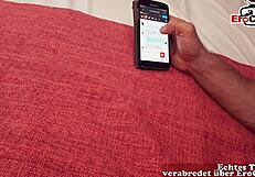 Brunette Slut Natural Tits Real German Pickup Fuck