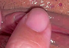 amateur wife licks shaved pink pussy close up 310 days post virginity loss