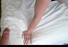 Stepson Slides Big Cock Deep Into Stepmom's Tight Milf Pussy POV Style