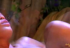 craving that outdoor asian clit rub turning into hunk pounding frenzy