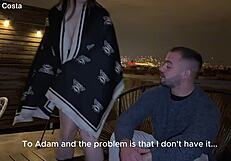 Huge Boobs Slut Fucked Hard Before Cuckold Husband's Eyes