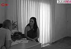 Slut Offers Cunt at Interview Fucks Boss Hardcore