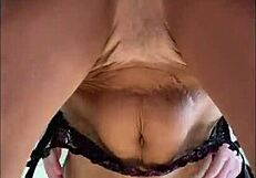 My milf pussy overflows with huge creampie sperm eruption