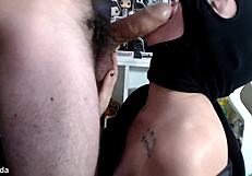 My Argentine Stepsister Sucks My 20 Cm Monster Cock With Her Big Tits And Curvy Big Ass Body