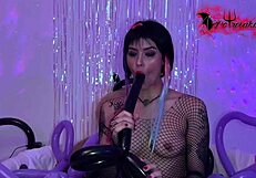 Emo slut humiliated with huge balloons popping everywhere!