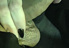 I love giving this goth a blindfolded sensual blowjob till she swallows