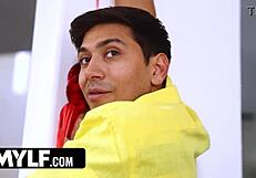 stepson fucks horny indian milf in garage for sexy stepfamily revenge on movie night