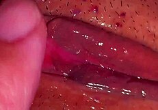 amateur wife licks shaved pink pussy close up 310 days post virginity loss