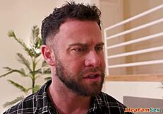 Stepdaughter Begs Stepdaddy for Deep Anal Bonding with Petite Teen Body