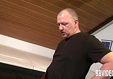 Busty German MILF Takes Brutal Double Fuck Assault