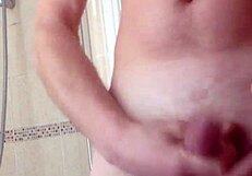 bashing BIG BALLS and a thick COCK in intense wank session