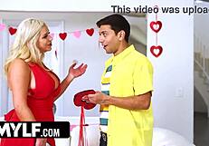 stepson fucks horny indian milf in garage for sexy stepfamily revenge on movie night