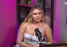 gostosa safada flashes her feet then gives a sloppy deep blowjob lesson on monster cock