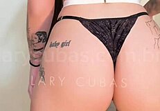 Amateur teen fantasizes stripping in new sexy lingerie solo play