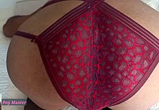 Hot sexy milf pegs whore husband strapon domination oiled femdom spitting cum control