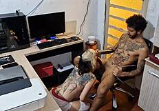 I couldn't sleep so i gave my older stepbrother wet pussy bareback creampie