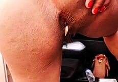 Stepmom Luna Oliveira Catches Me in Car Delivers Outdoor Anal Creampie Squirt Surprise