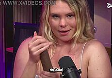 gostosa safada flashes her feet then gives a sloppy deep blowjob lesson on monster cock