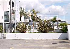 Denise Klarskov Flashes Tits Publicly on Malaga Streets