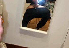 Skinny Tanned Masseuse Rides Muscular Neighbor with Dirty Talk Piss and Cumshot