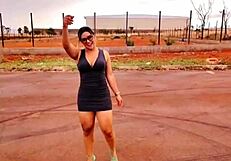 Stepmom Luna Oliveira Catches Me in Car Delivers Outdoor Anal Creampie Squirt Surprise