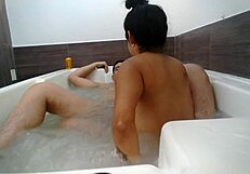 i kiss my hubby passionately then ride him hard amazon style in jacuzzi