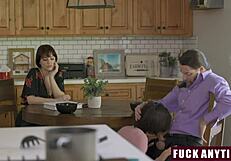 stepdaddy, fuck me and my stepmom anytime you want, she moans riding hard with the group