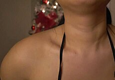 i unwrap big cock christmas gift and suck it deep till cumshot pov