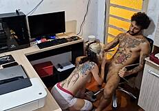 I couldn't sleep so i gave my older stepbrother wet pussy bareback creampie