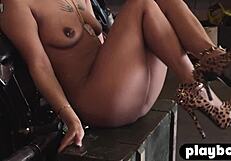 Big Ass Latina Teen Model Strips Curvy Inked Body Piercings Pussy Tease