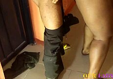 she squirts everywhere while uche the delivery guy bangs her doggystyle hardcore next door⭐