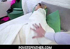 pov stepdaddy pounds heartbroken teen mona blue's tight pussy raw