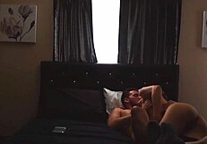 Wife rides big cock to rough orgasm amid passionate moans and dirty talk