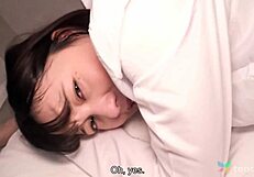 skinny japanese brunette nana okamoto rides cock in steamy jav fucking