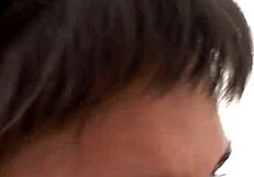 milf eyes boyfriend's blowjob from her slutty friend