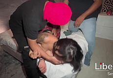 Sassy Latina Schoolgirl Uniform Torn in Surprise MMF Doggystyle Casting