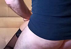 bi wife shares hubby with male slave in mmf creampie threesome