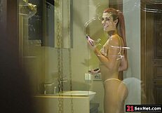Redhead Babe's Ass Craves That Massive BBC Thrust