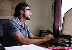 taboo teen 18+ spoon fucked hard after dicksucking that cock!!