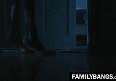 Stepsister sneaks into sister's bedroom for secret lesbian scissoring rocky emerson bella rolland