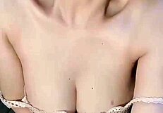 hey, check out this glasses-wearing vietnamese girl fingering herself good